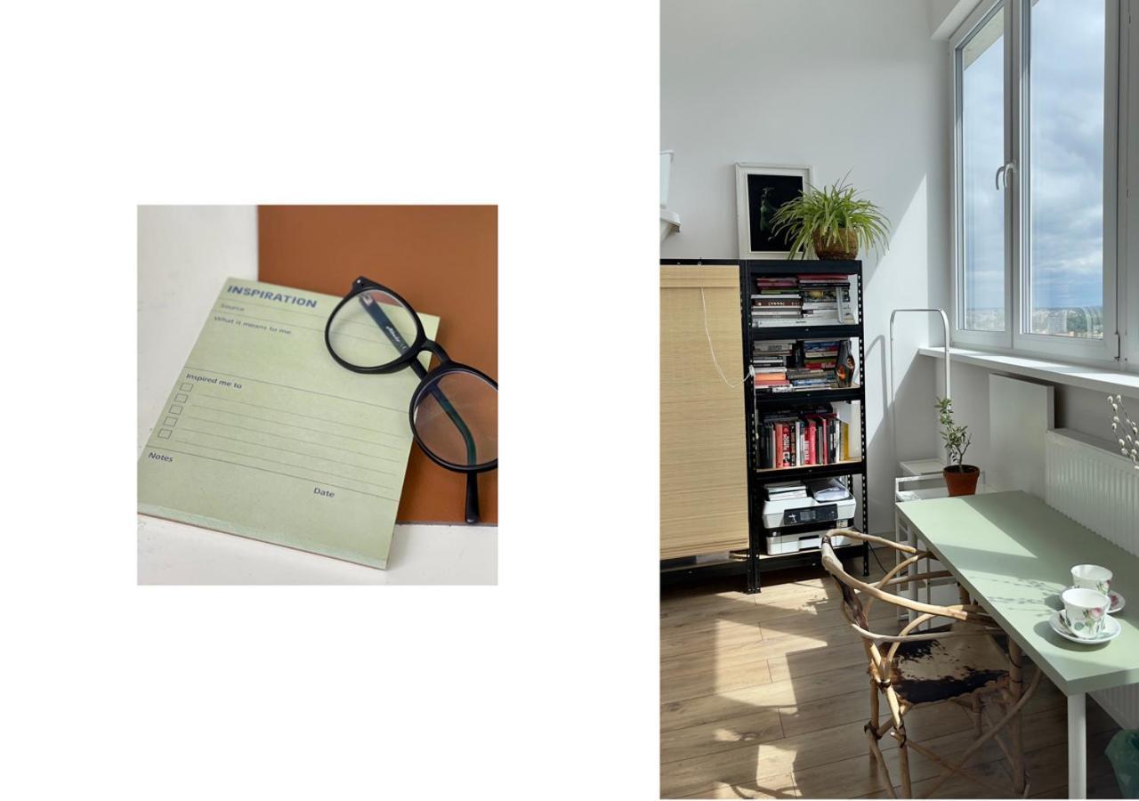 Apartmán Atelier W Sercu Warszawy Z Panoramicznym Widokiem Varšava Exteriér fotografie