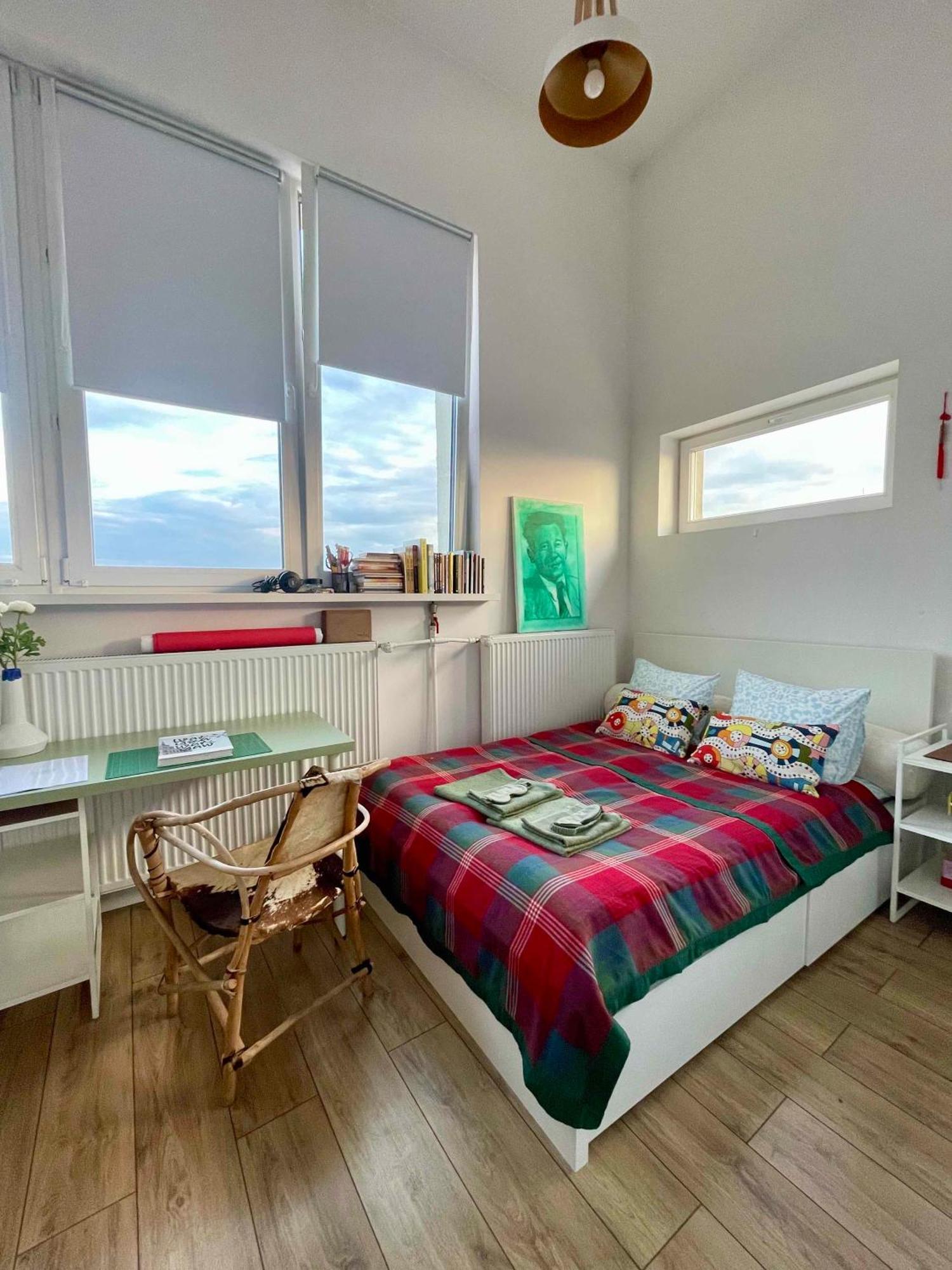 Apartmán Atelier W Sercu Warszawy Z Panoramicznym Widokiem Varšava Exteriér fotografie